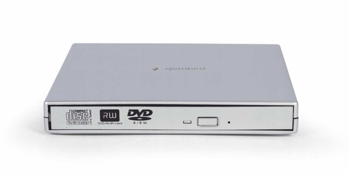 Gembird Napęd zewnętrzny DVD na USB DVD-USB-021-SV srebrny