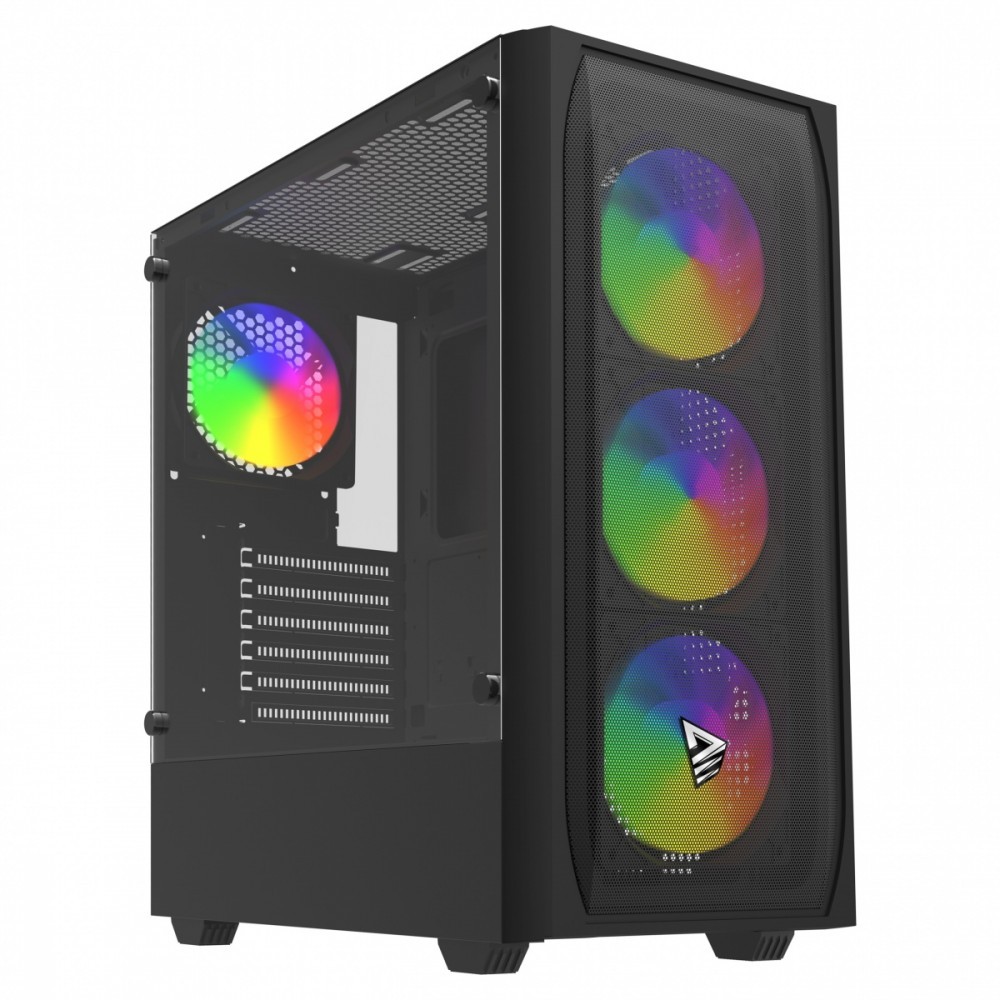 Savio Obudowa komputerowa Noctis FLOW RGB X1