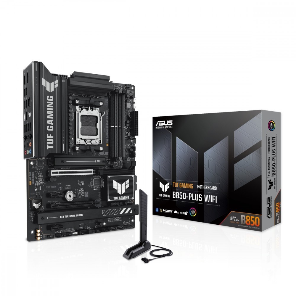Asus Płyta główna TUF GAMING B850 PLUS WI FI AM5 4DDR5 DP/HDMI ATX