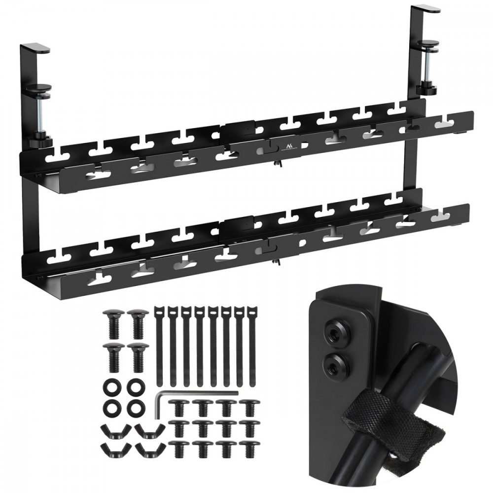 Maclean Organizer podbiurkowy na kable MC-102 B