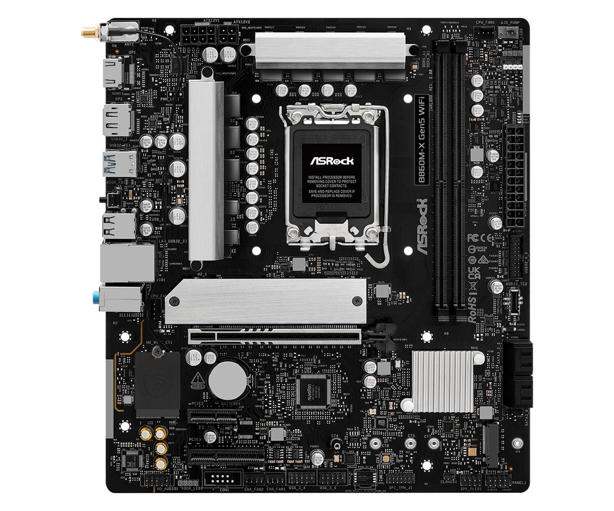 ASRock Płyta główna B860M-X GEN5 Wi-Fi s1851 2DDR5 mATX