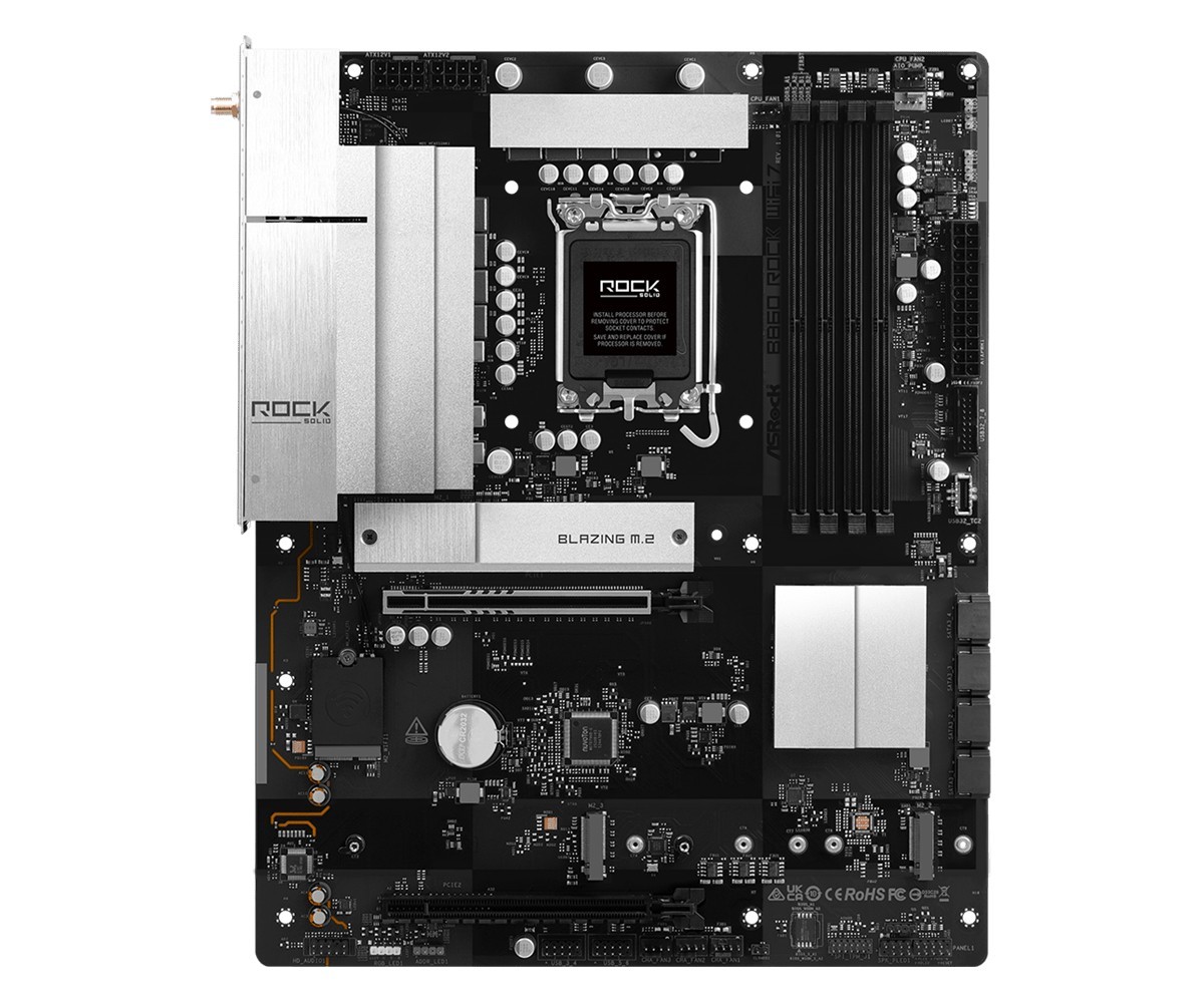ASRock Płyta główna B860 ROCK WIFI 7 s1851 4DDR5 ATX