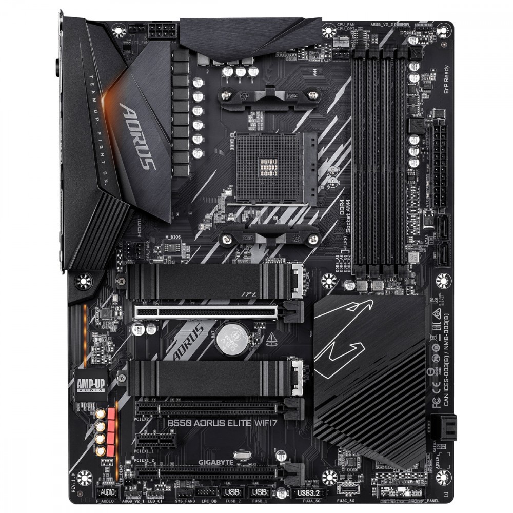 Gigabyte Płyta główna B550 AORUS ELITE WiFi7 AM4 4DDR4 ATX