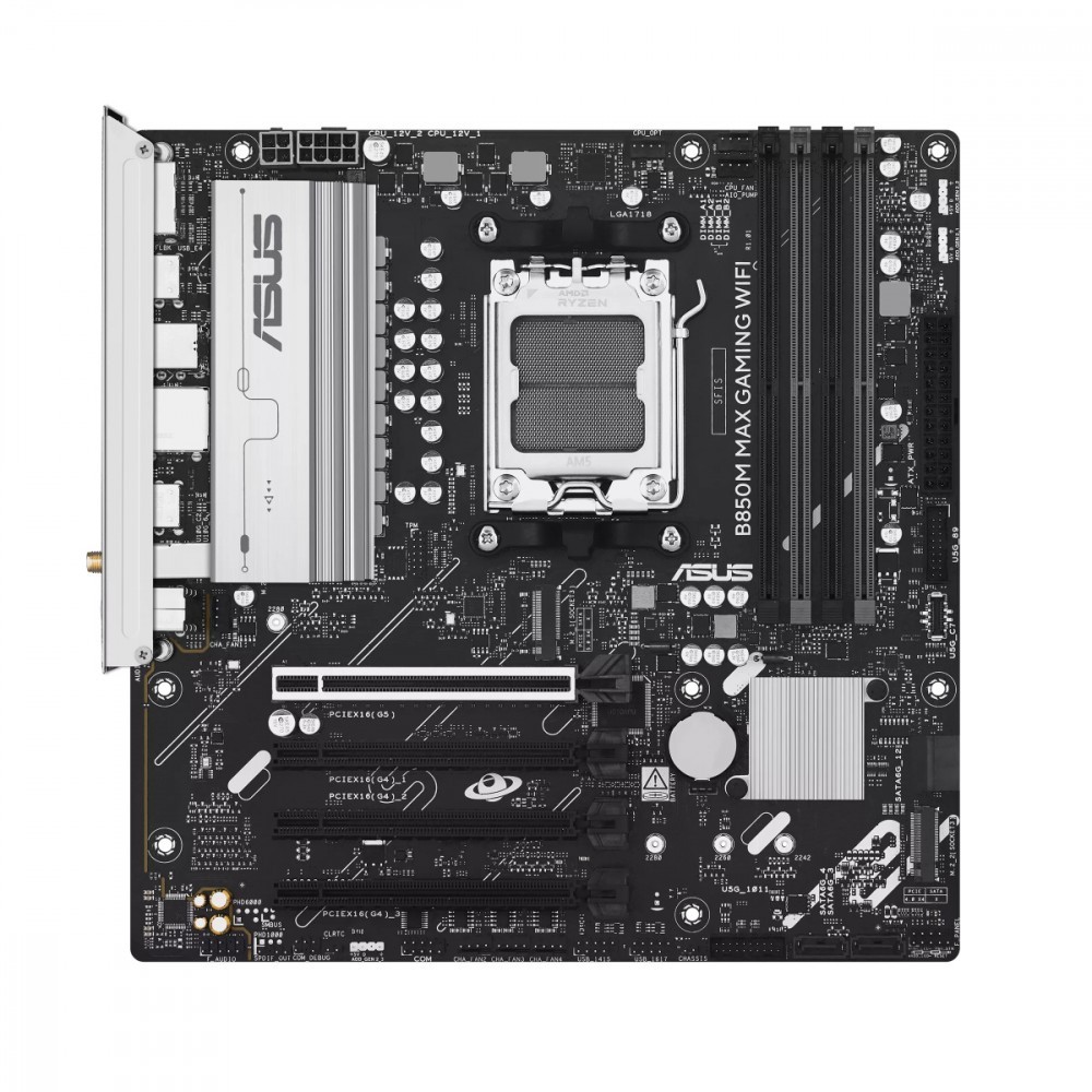 Asus Płyta główna B850M MAX GAMING WIFI AM5 4DDR5 mATX