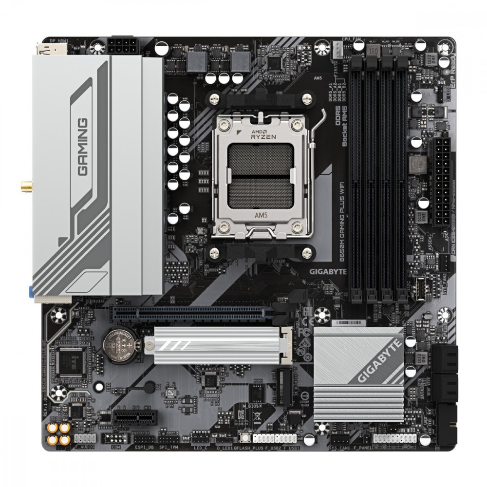 Gigabyte Płyta główna B650M GAMING PLUS WIFI AM5 4DDR5 mATX